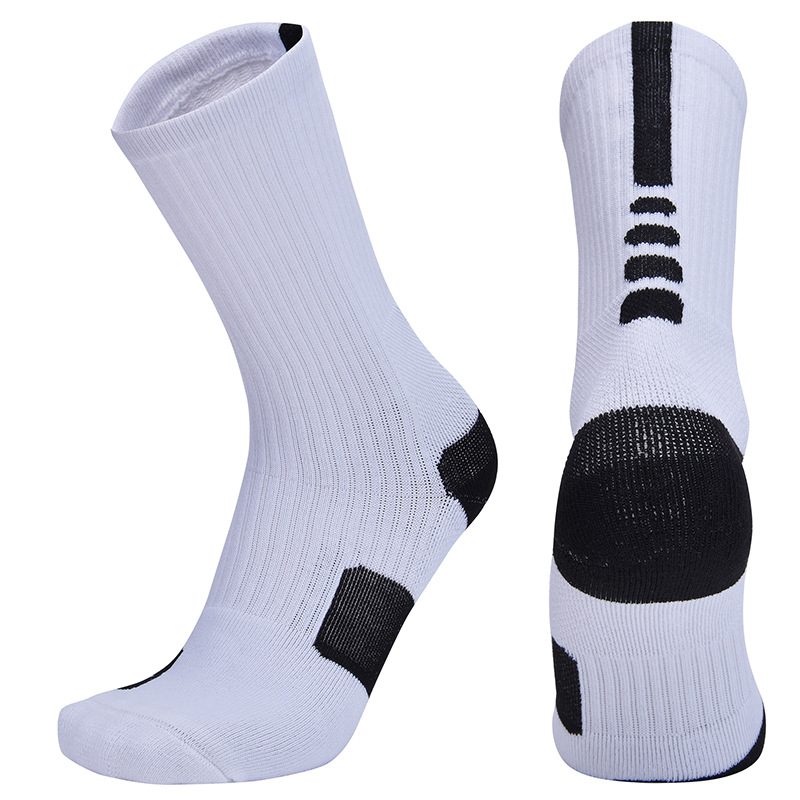 Elite Basketball Socks Long Crew Socks Thick Towel Socks Absorb Sweat Breathable Sports Socks